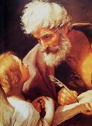 Guido Reni St Matthew and the angel oil on canvas